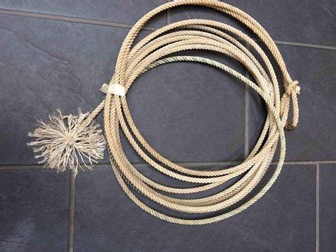 Cowboy Western Rope Lasso Rodeo Competition Well Used For Decor Crafting Ranch Texas Vintage