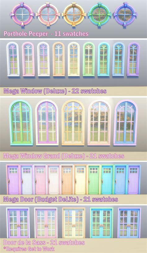 Sims 4 Cc Doors And Windows