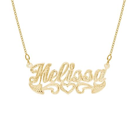 14k Gold Real Gold Double Plated Name Necklace 4 Betting Tips