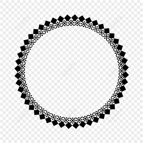 Round Diamond Shaped Circular Point Frame Underprint Logo Round