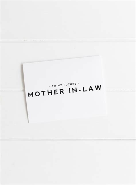 To My Mother In Law Card Mother In Law On My Wedding Day Etsy