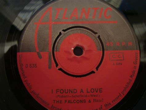 The Falcons And Band I Found A Love Swim 1962 Vinyl Discogs