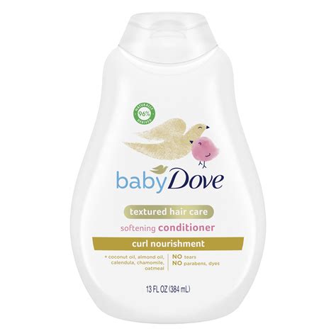Baby Dove Textured Hair Care Baby Conditioner For Babys Curly Hair