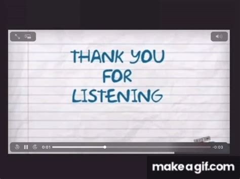 Cartoon Thank You For Listening Gif Cute