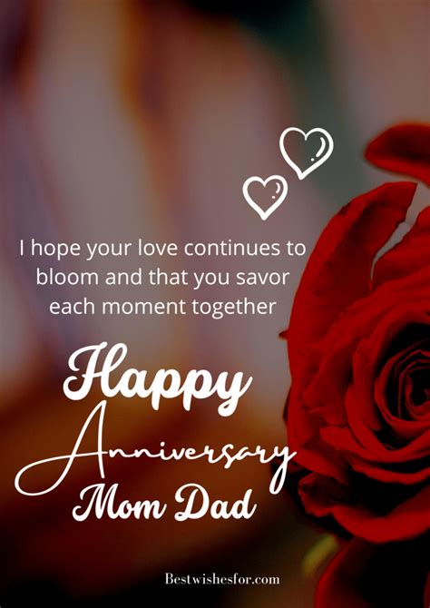 Wedding Anniversary Wishes Quotes For Mom And Dad Artofit