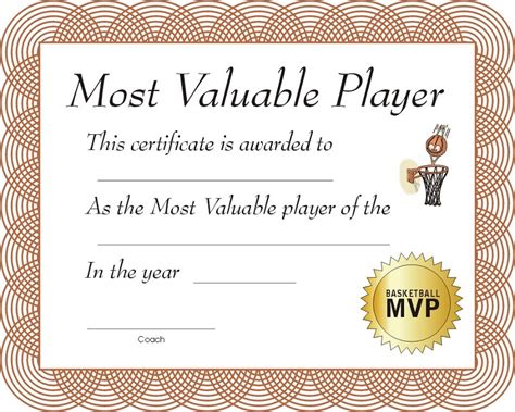 Athletic award antique parchment certificate fill in the by qualitytrophy.com. Free Basketball Certificates Templates | Activity Shelter