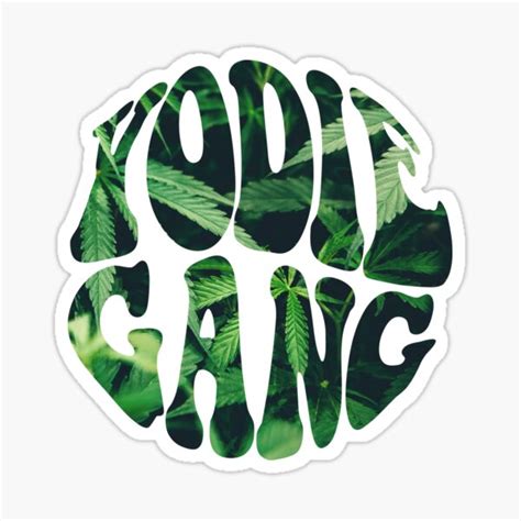 Yodie Gang Text V3 Sticker For Sale By Thesouthwind Redbubble