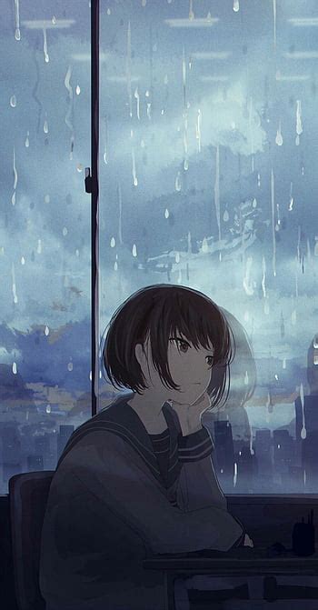 Pin Em Anime Icon Aesthetic Sad Anime Girl Hd Phone Wallpaper Pxfuel