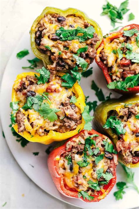 Here are 32 of the best stuffed pepper recipes around. Slow Cooker Stuffed Bell Peppers - The Recipe Critic (With ...