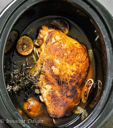 Boneless Turkey Roast In Crock Pot Easy Slow Cooker Turkey Breast