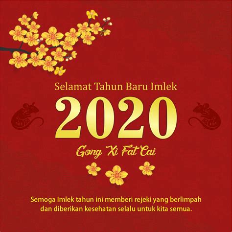 Download Gambar Ucapan Tahun Baru Imlek 2020 Tiya Gambar Images