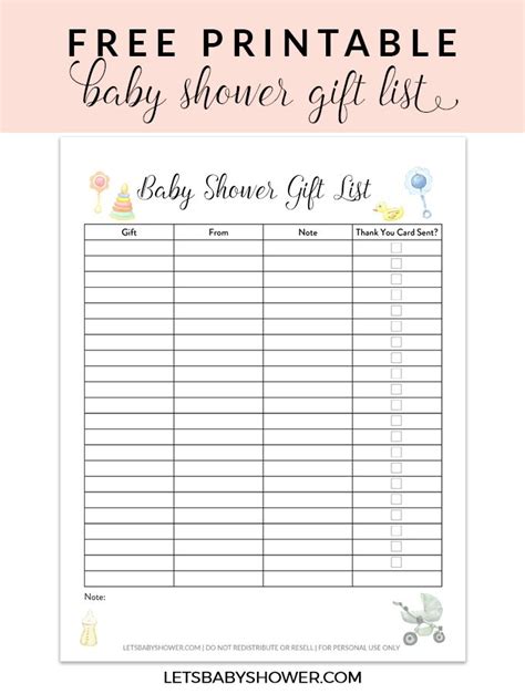 Free printable baby shower gift list template. 25 best Hawaiian Theme Party images on Pinterest | Luau party, Beach party and Hawaiian theme