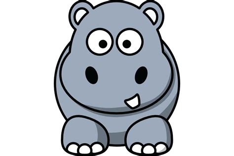 Hippo Drawing Step By Step Free Download On Clipartmag
