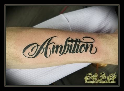 The tattoos community on reddit. Ambition for Cody | Ambition tattoo, Tattoo lettering ...
