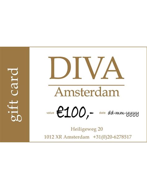 T Voucher Diva Amsterdam Jewellery