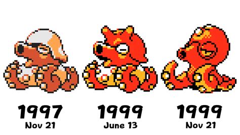 Dr Lavas Lost Pokemon On Twitter The Evolution Of Octillery