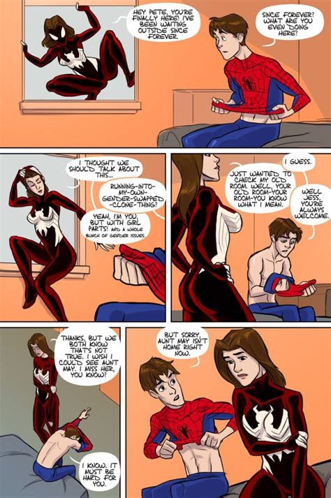 Spidercest Spiderman And Spider Woman Fucking In Bed Love Porn Comics