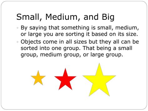 Ppt Big Medium And Small Powerpoint Presentation Free Download