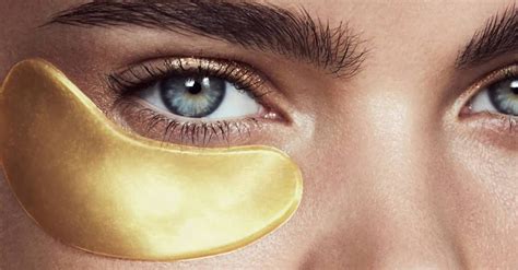 9 under eye masks that provide an instant perk me up gold eye mask under eye mask gold eyes