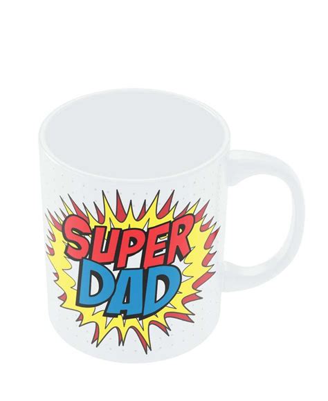 Super Dad My Superhero Fathers Day Mug Fathers Day Mugs Super Dad
