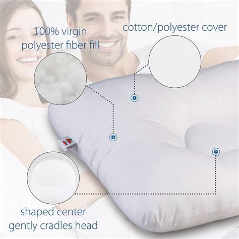 Core Products Tri Core Cervical Orthopedic Neck Support Pillow Helps Ease Pain Petite Firm