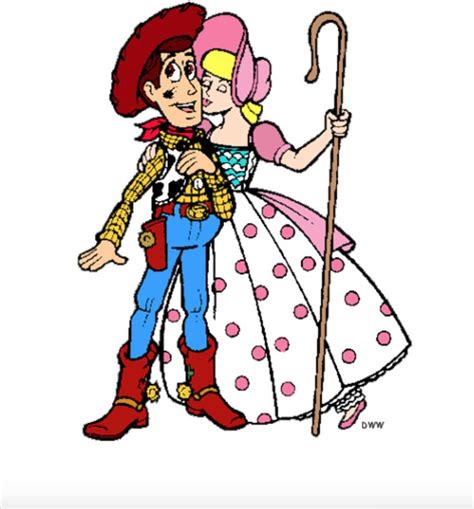 Woody And Bo Peep From Toy Story Disney Couples Toy Story Woody And