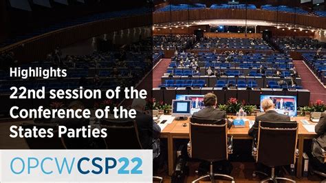 22nd Session Of The Conference Of The States Parties Highlights Youtube