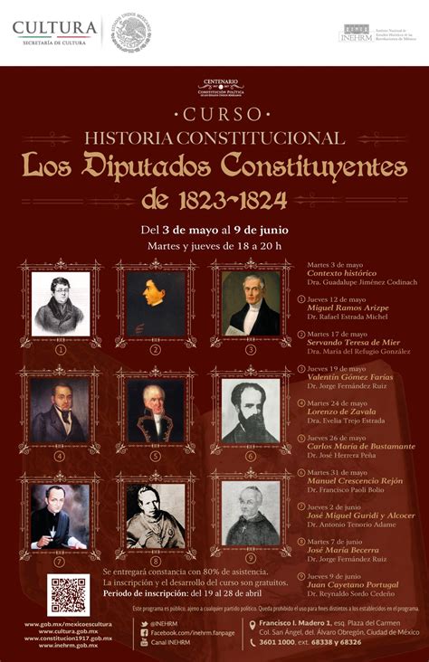 Historia Constitucional Los Diputados Constituyentes De 1823 1824