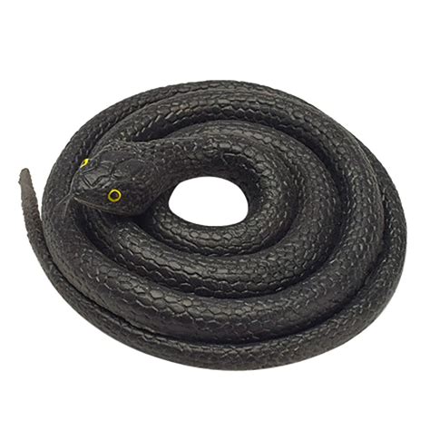 Realistic Fake Rubber Toy Snake Black Fake Snakes That Look Real Prank