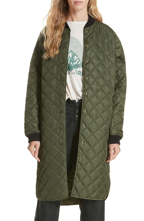 the great quilted long coat nordstrom long quilted coat coats for women long coat