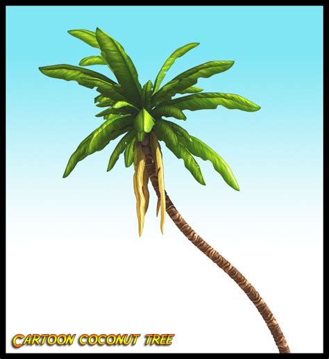 Coconut tree cartoon style vector. Cartoon coconut tree by Vejza on DeviantArt
