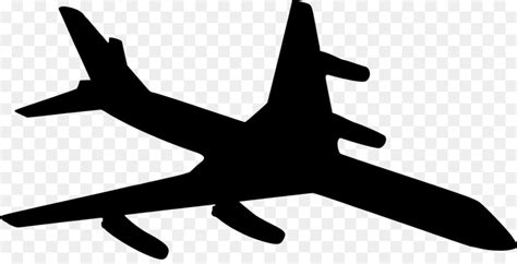 Airplane Aircraft Silhouette Clip Art Airplane Png Download 1280