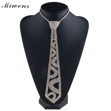 Miwens Brand 2017 New Crystal Tie Style Bodys Chain Valentine S Day