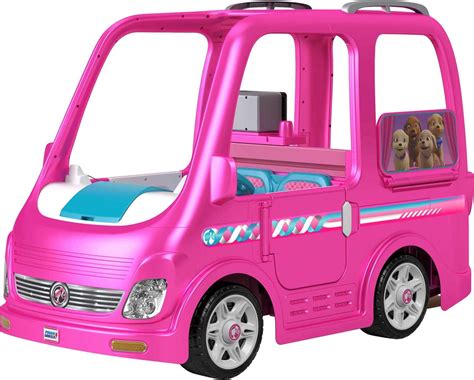 Power Wheels Barbie Dream Camper Battery Powered Ride On With Music