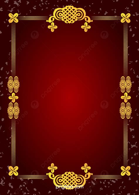 Vector Gold Pattern Frame White Graffiti On Red Background Creative