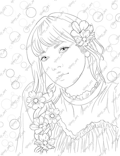 Blackpink Coloring Pages Free Printable Blackpink Coloring Pages Porn