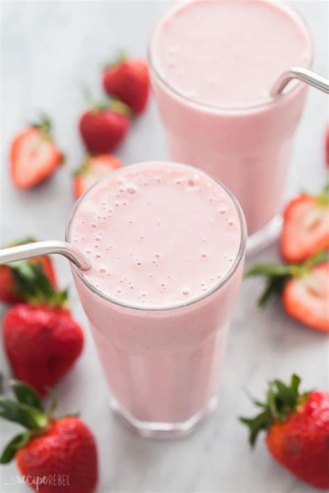 How To Make A Strawberry Smoothie Ingredients