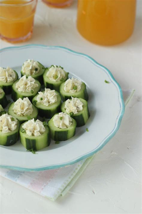 Cucumber Cream Cheese Rounds Recipe Cucumber Cream Cheese Savory