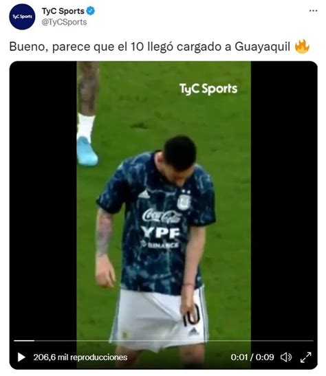 El insólito video de un canal que transmite a la Selección sobre el pene de Messi