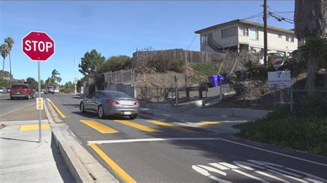 Crashes Near Misses Dark Crosswalk Has Point Loma Neighbors Concerned Youtube