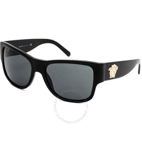 Versace Unisex Black Square Sunglasses Ve4275 Gb187 58 8053672278972