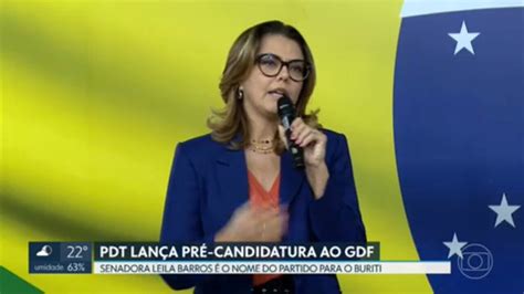 Pdt Lança Senadora Leila Barros Como Pré Candidata Ao Gdf Df2 G1