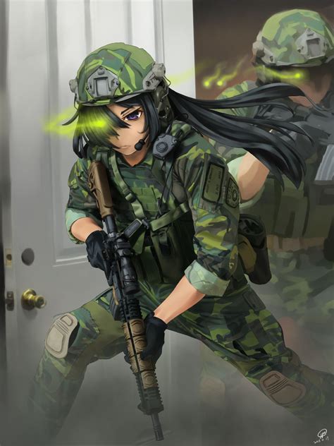 Anime Military Mobile Wallpapers Wallpaper Cave