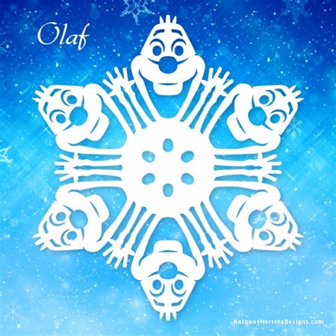 Free Printable Disney Frozen Snowflake Patterns By Anthony Herrera