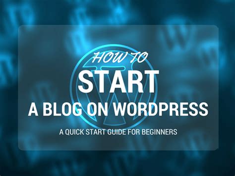 How To Start A Blog On Wordpress From Scratch Under 15 Minutes 2018