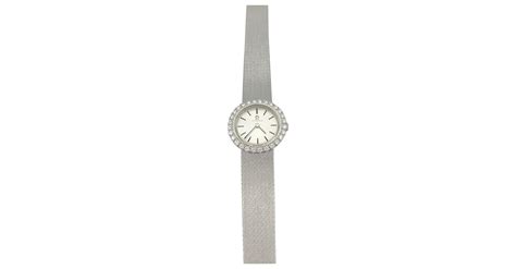 Montre Omega Or Blanc Et Diamants Ref Joli Closet