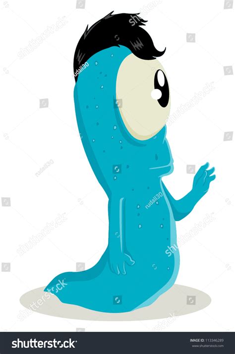 Illustration Strange Creature Stock Vector Royalty Free 113346289