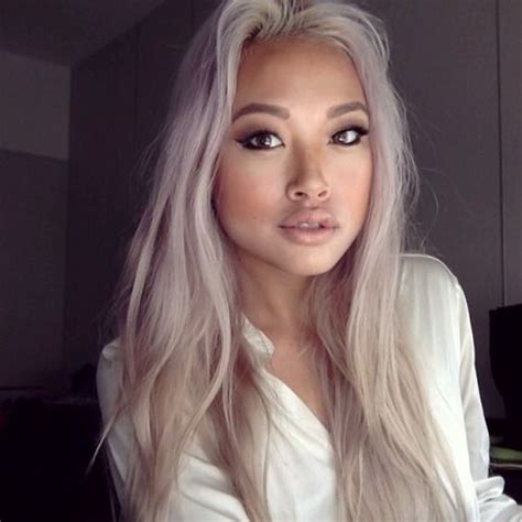 Pin By L Y On Hair Blonde Asian Hair Ice Blonde Hair Blonde Asian