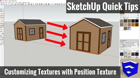 Creating Custom Textures In Sketchup Using Position Texture Sketchup