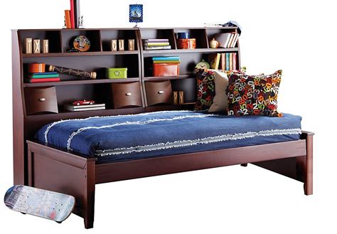 Delivered fast, right to your door. Ivy League Cherry 5 Pc Twin Bookcase Daybed | Bedroom ...